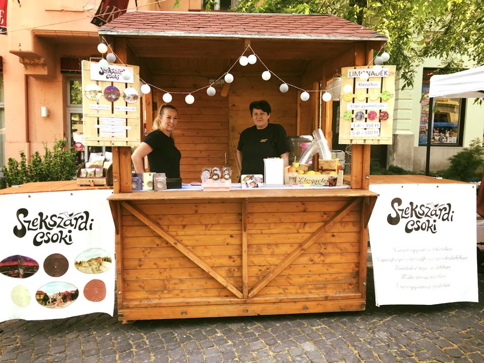A Szekszárdi Csoki standja 2019-ben a Pünkösdi Fesztiválon